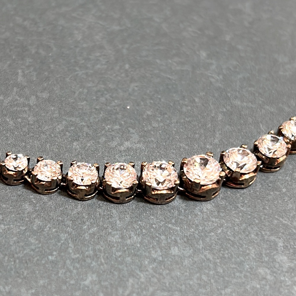 Charles Winston Edition CZ Tennis Necklace - Picture 3 of 5